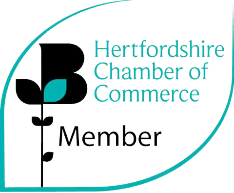 Hertfordshire Chamber of Commerce logo.